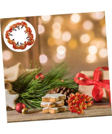 ABOOFAN 20 Bunches Simulated Small Berries Christmas Pine Picks Artificial Berry Stem Holiday Decorations for Home Christmas Berry Branch Decor Environmental Foam Red Berries Household - Buy Online on GoSupps.com