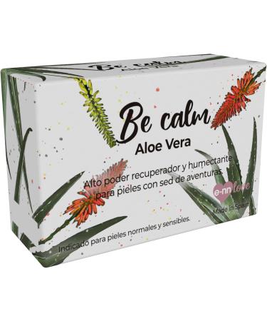  enna E-NN LOVE Natural Vegan Soap Be Calm Aloe Vera Recovery and Moisturizing Repair 100g Made in Spain - Buy Online on GoSupps.com