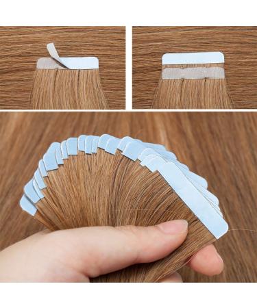 Buy SEGO TAPE Extensions - 100% Remy Human Hair Adhesive Tape - 20 Tresses 60g Light Brown #6 (30cm) - Premium Quality Hair Extensions for International Shipping - Buy Online on GoSupps.com
