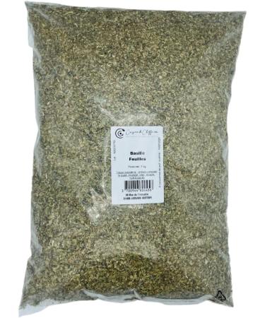 Cuisine de Cheffe.com Pack of 5 Basil Leaves 1 kg Bag - Buy Online on GoSupps.com