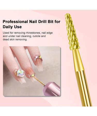 CGBE Nail Miller Attachments - Wolframcarbid Bits for Nail Care | 3/32 Inch Cone Shape Milling Cutter for Dead Skin & Rhinestones - Buy Online on GoSupps.com