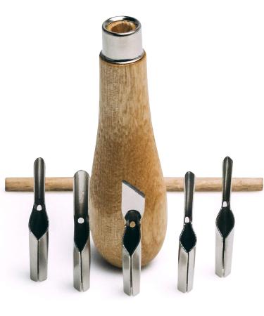 Bastex 5 in 1 Linoleum Cutter Tool Set for Printmaking and Carving - 5 Blade Set for Rubber Stamps, DIY Projects, Sculpting, and More - Buy Online on GoSupps.com