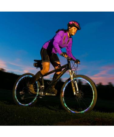 2Pack Upgraded Tube LED Bike Wheel Lights | Waterproof & Impact Resistant | Remote Control | 16 Color Options | Super Bright Night Cycling - Buy Online on GoSupps.com