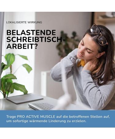 Nation of Strong Pro Active Muscle Sport Gel - Extra Strong Heat Ointment with Natural Ingredients - 500ml - Effective Skin Care & Warm Gel Effect - Buy Online on GoSupps.com