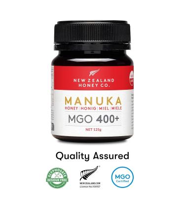 Buy New Zealand Manuka Honey MGO 400+ | Raw & Active | Certified Quality | 125g - Buy Online on GoSupps.com