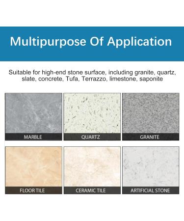 Stone Crystal Plating Agent Stone Stain Remover Cleaner Stone Polishing and Coating Agent Granite Quartz Cleaner Countertop Marble Polish Stone Care Nano Crystal Coating Agent for Tile (4Pcs) - Buy Online on GoSupps.com