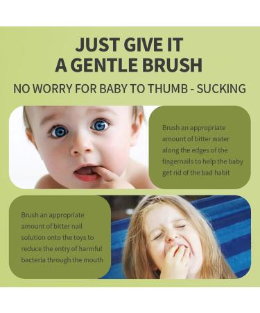  zwxqe Stop Nail Biting Polish No Bite Solution Habit Control Nail Anti Sucking Finger 4.92x0.71x0.71 inches 5ml Safe Formula for Adults Teens Home and Daily Behavior Aid - Buy Online on GoSupps.com