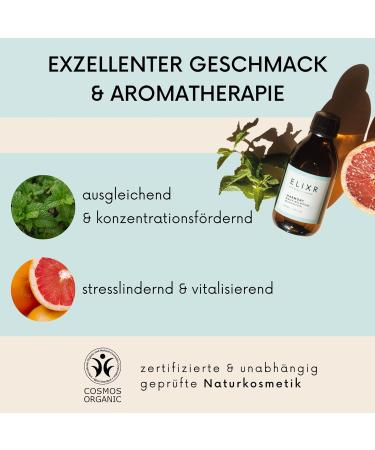 Buy ELIXR Harmony Mouthwash - Ayurvedic Natural Mouthwash with Frizzy & Grapefruit - Certified Natural Cosmetics from Germany (200 ml) - Buy Online on GoSupps.com