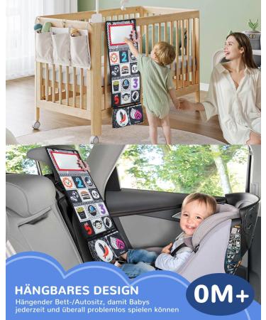 Dcsioike Baby Toys for 0-9 Months | Montessori Fabric Books & Mirror - Perfect Newborn Gifts - Buy Online on GoSupps.com