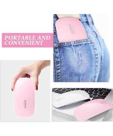 SOSPIRO LED UV Nail Lamp 6W Portable Gel Dryer Mini UV Professional Nail Art Tool - Pink - Buy Online on GoSupps.com