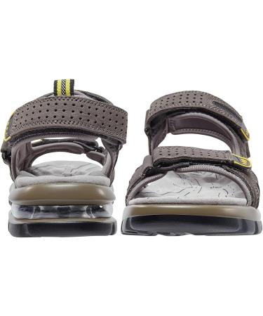 Outpro Men's Waterproof Outdoor Sports Sandals - Lightweight Leather Trekking & Hiking Sandals with Velcro Fastener - Size 45 EU - Perfect for Summer Adventures - Buy Online on GoSupps.com