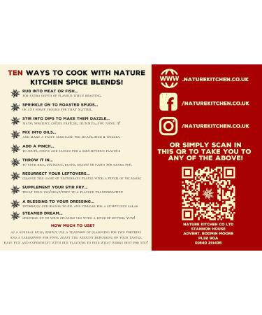 Nature Kitchen Gammon Rub (Mild) 500g - Gluten-Free & Vegan Seasoning Blend for Cooking & Grilling - Buy Online on GoSupps.com