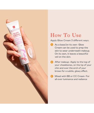 Erborian Glow Cream - Ultra-Radiant Illuminating Face Cream | Dewy Finish & Brightening Primer - 0.5 Oz | Shop Internationally - Buy Online on GoSupps.com