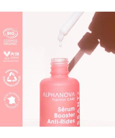  Alphanova ALPHANOVA THERMAL CARE Smoothing + Anti-Wrinkle Booster Serum - Hyaluronic Acid - Natural - Certified Organic - 30 ml - Buy Online on GoSupps.com