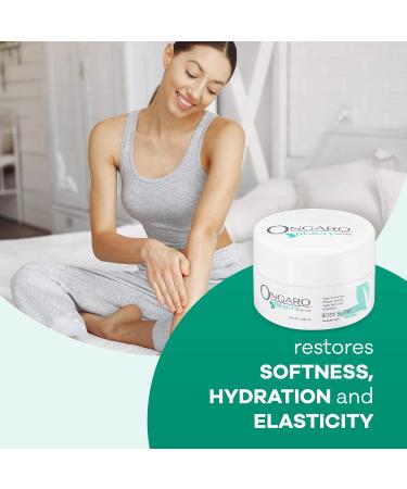 Ongaro Beauty Whipped Body Butter - Organic Shea Butter & Aloe Vera Moisturizer for Women - 8 fl. Oz Hydrating Body Care with Hyaluronic Acid Vitamin C & E - Buy Online on GoSupps.com