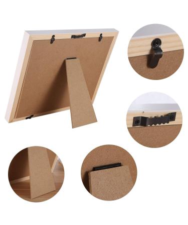 Aokyom Baby Wood Picture Frame Set - Non-Toxic Handprint & Footprint Stamp Kit for Baby Shower | Perfect Family Gift - Buy Online on GoSupps.com
