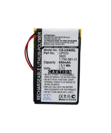 UP553 1-756-381-11 850mAh Battery Compatible with Clie PEG-UX50 Clie PEG-UX40 3.7V