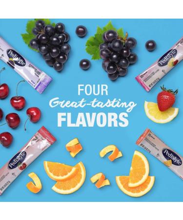 Pedialyte Electrolyte Powder Variety - 24 Pack, Hydration Drink Mix for Optimal Recovery - Buy Online on GoSupps.com