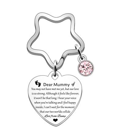 SDOFY Mummy to Be Gifts New Mum Gifts Mum to be Keyring Pregnancy Gifts for Mum Mothers Day Gift