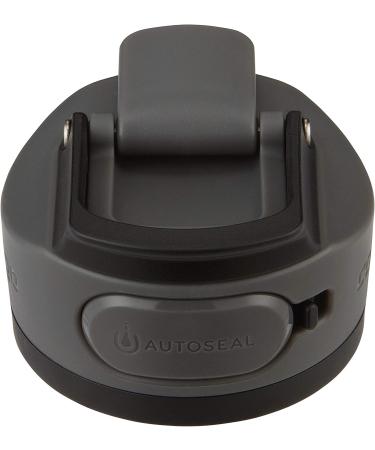 Contigo AUTOSEAL 24oz Water Bottle with Licorice Lid - Steel/Licorice - Buy Online on GoSupps.com