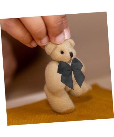 Beaupretty 200pcs Ribbon Bow Hair Pins & Home Decor Accessories - Stylish Hair Clips Crafts & Charms | Black 2.5x2.5cm - Buy Online on GoSupps.com