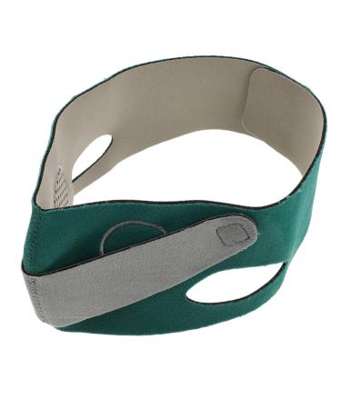 minkissy 1 Pc Thin Face Belt Face Lifting V Line Lifting Face- Belt V Line Face Slimmingmask V Line V Line Chin up Face- Lifting Slimming Belt Polyester Beauty Woman 57X10X0.5CM Green