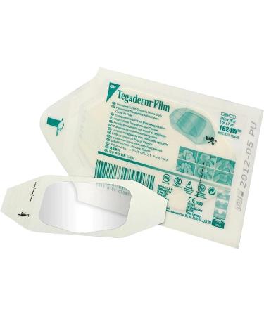 Nexcare Tegaderm Transparent Dressing 2-3/8 x 2-3/4 - 100 Count, Pack of 1 - Medical Grade Adhesive Cover for Wound Care - Buy Online on GoSupps.com