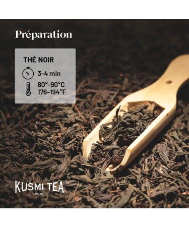 Kusmi Tea - Earl Grey Bio - Th Noir Earl Grey Biologique Aromatis l'Huile Essentielle de Bergamote - Bo te Th M tal 100g - Quantit pour environ 50 Tasses - Buy Online on GoSupps.com