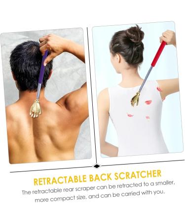 TOVINANNA 4-Piece Retractable Back Scratcher & Hand Massager - Soothing Itching Relief Tool for All Skin Types | International Shipping Available - Buy Online on GoSupps.com