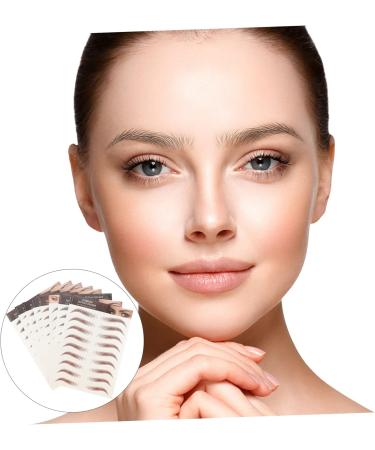 TOVINANNA 24 Pcs Imitation Eco Eyebrow Sticker Eyebrow Tattoos Fake Make up 3d Cosmetic Transfer Stickers - Buy Online on GoSupps.com