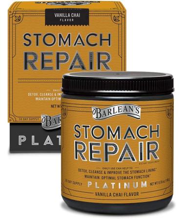 Barlean's Stomach Repair Vanilla Chai 6.35 oz - Digestive Health Support - Buy Online on GoSupps.com