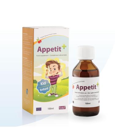 APPETIT+ Booster - Stimulates Appetite & Weight Gain | Fenugreek & B Vitamin Complex | Pleasant Cherry Taste | 100ml | Gluten Free