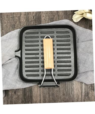LIFKOME Frying Pan Mini Stove Camping Griddle Square Griddle Pan Stainless Steel Roasting Pan Folding Cooking Pot Square Egg Pan Camping Cookware Egg Cookers Wok Outdoor - Buy Online on GoSupps.com