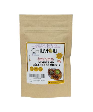 Chilmolli Mixiote authentic Mexican gourmet powder chilli mix/Mezcla de chiles molidos para Mixiote/Melange de Mixote 100g. Mild