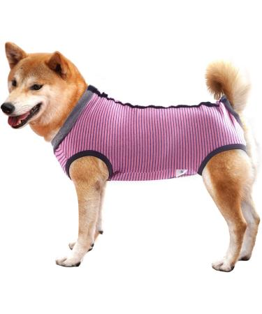 3XL Pink Wound Protection Coat for Dogs & Cats | Postoperative Vest | Replacement for E-Collar | Abdominal Medical Op Clothing - Buy Online on GoSupps.com