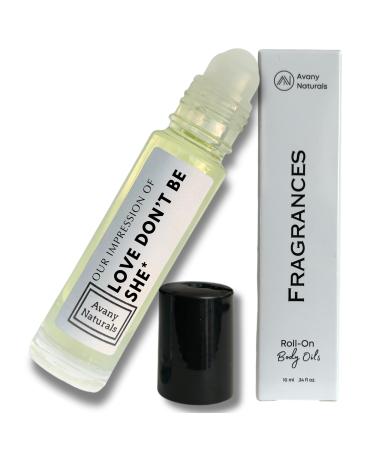 Vanilla Perfume Samples for Women - Vanilla Body Oil Fragrance for Skin Roll On Mini Perfume Sampler Travel Size 10 ml 1/3 oz (Love Don't Be Shy)