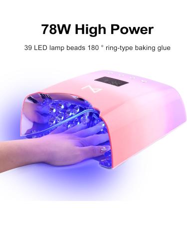 M - NEO 78W Cordless Nail Curing Lamp | Rechargeable 4 Timer Settings Auto Sensor Fits All Hand Sizes | Black - Buy Online on GoSupps.com