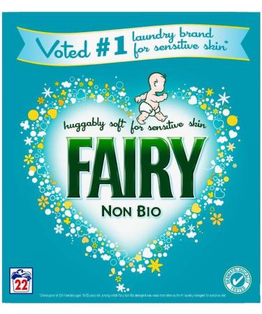 Fairy Non Bio 1.43kg Laundry Detergent - Gentle Cleaning for Sensitive Skin - Buy Online on GoSupps.com