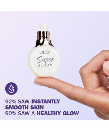 Olay Super Serum 14mL & Olay Regenerist Retinol 24 Night Face Moisturizer Fragrance-Free Trial Size 14mL - Buy Online on GoSupps.com