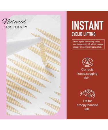 Eyelid Tape Double Eyelid Stickers: Invisible Eyelid Lifter Strips 480Pcs/3Sizes Instant Eyelid Lift for Women - Buy Online on GoSupps.com