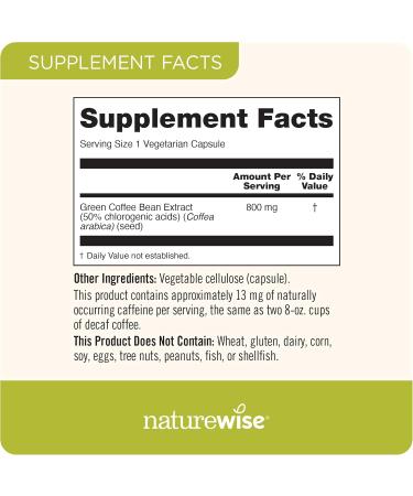 NatureWise 1 Green Coffee Bean Extract - Vegan Non-GMO - 60 Capsules 30-Day Supply + (Pack of 2) NighttimeSlim- Cayenne Green Coffee Bean GABA - 60 Capsules 30-Day Supply  - Buy Online on GoSupps.com
