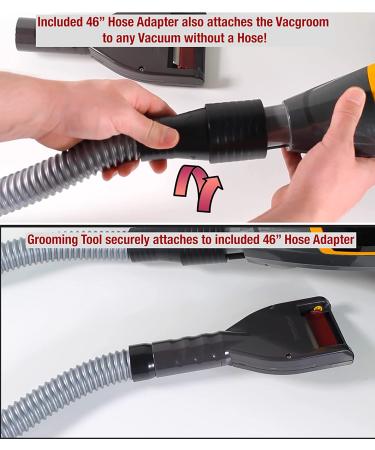 Penn-Plax VacGroom Pet Grooming Vacuum Attachment Kit - Ideal for Dogs, Cats, and Furniture - Buy Online on GoSupps.com