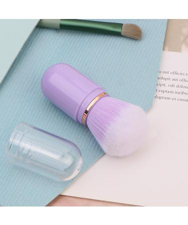 UNIMEIX Retractable Kabuki Brush - Purple Travel Makeup Brush for Liquid, Powder, Contouring, and Cream Foundations - Buy Online on GoSupps.com