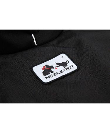 RC Gearpro Waterproof Fleece Winter Coat for Small Medium Dogs - Reflective Stripes Cold Weather Pet Vest (S Black) - Buy Online on GoSupps.com