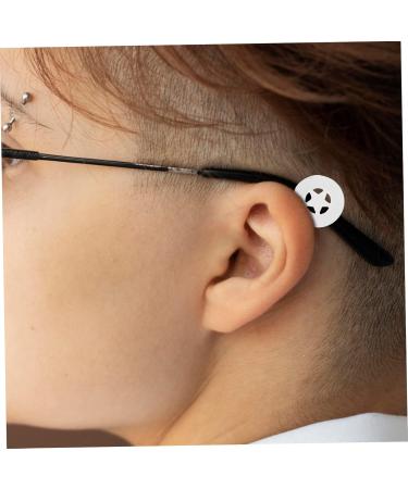 Osaladi 20 Pairs Anti-Slip Glasses Bracket Sleeves - White Earshots Cozy Gel Holders for Glasses & Earrings Replacement 1.5x1.5cm - Buy Online on GoSupps.com