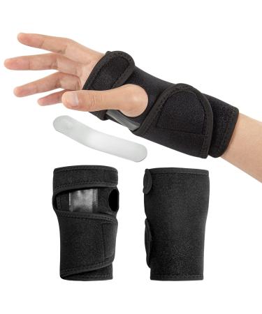 Wrist Brace for Carpal Tunnel Adjustable Wrist Support Brace with Wrist Splint for Wrist Pain Sprain Sports Injuries Joint Instability (Right Hand)