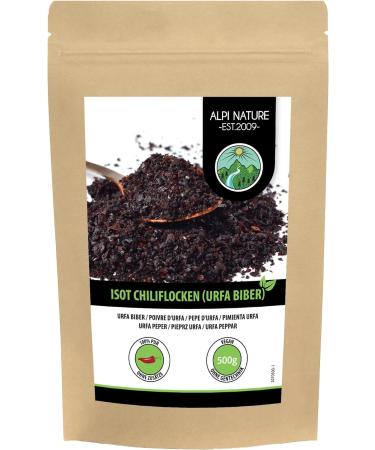 Isot Urfa Biber 500g - 100% Natural Paprika Flakes - Isot Biber Chili Flakes - Additive-Free Spice 1.1lb - Buy Online on GoSupps.com