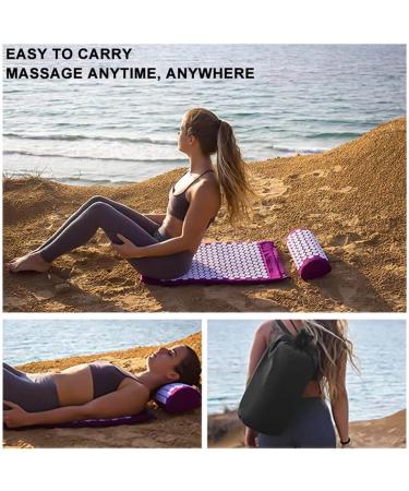 Shop Dunlap Massage Pillow - Shiatsu Therapy Cushion for Full Body Pain Relief | Acupressure Yoga Mat | International Shipping - Buy Online on GoSupps.com