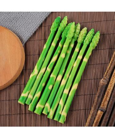 ifundom 50 Pcs Simulated asparagus ornaments food display show ornament kitchen food decor faux veggies Realistic vegetables artificial asparagus Educational Props pvc bouquet cupboard - Buy Online on GoSupps.com