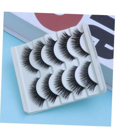 Angoily 5 Pairs Artificial Eyelashes Fake Lashes for Women Segmented False Eyelash Natural Lashes Natural False Eyelashes Long Thick Eyelashes Fause Eyelash 3d Manual Adhesive - Buy Online on GoSupps.com